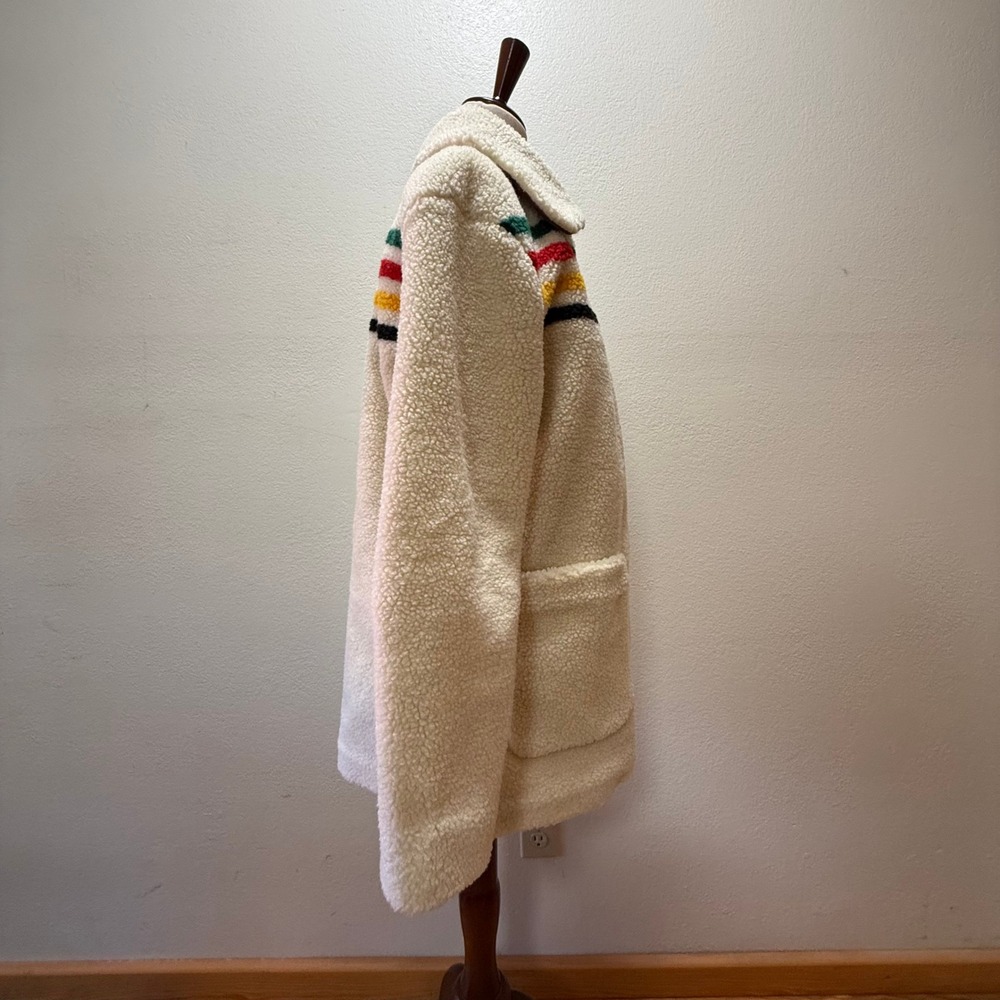 NWOT Pendleton Glacier National‎ Park Sunset Sherpa Fleece Jacket Women Size S/P - Picture 8 of 14